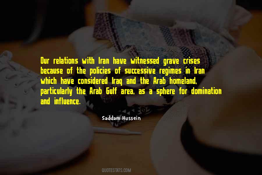 Saddam Hussein Quotes #548745