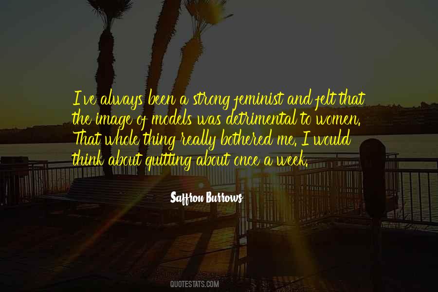 Saffron Burrows Quotes #1467652