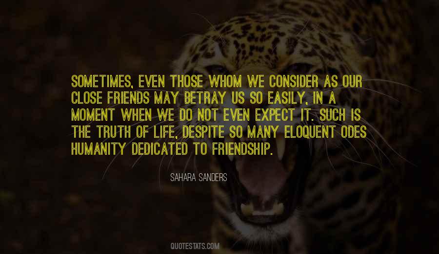 Sahara Sanders Quotes #1008510