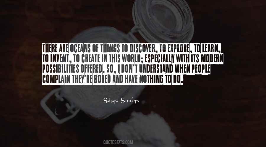 Sahara Sanders Quotes #11871