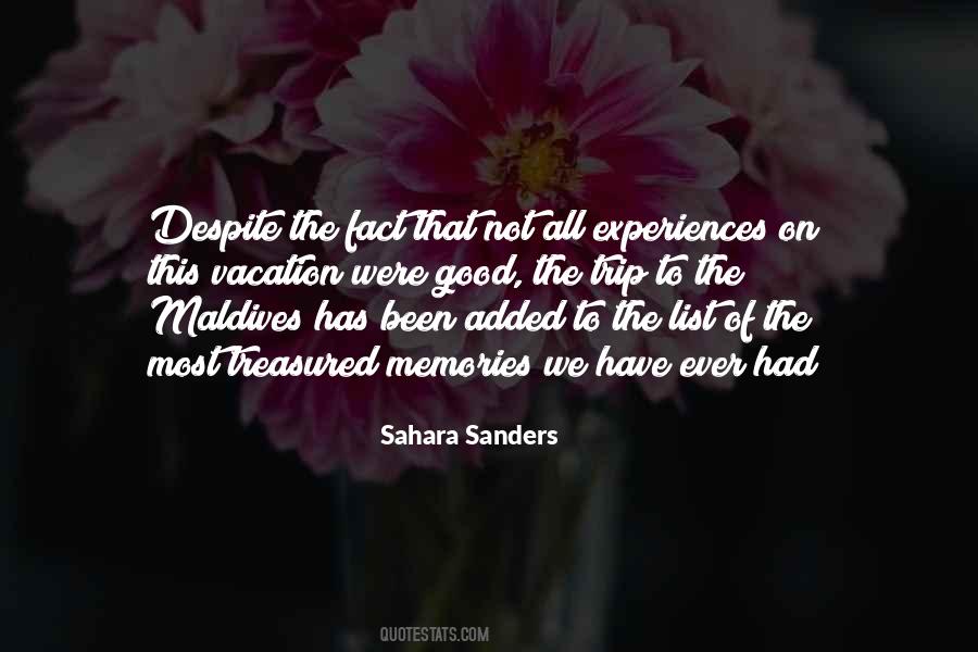 Sahara Sanders Quotes #1660453
