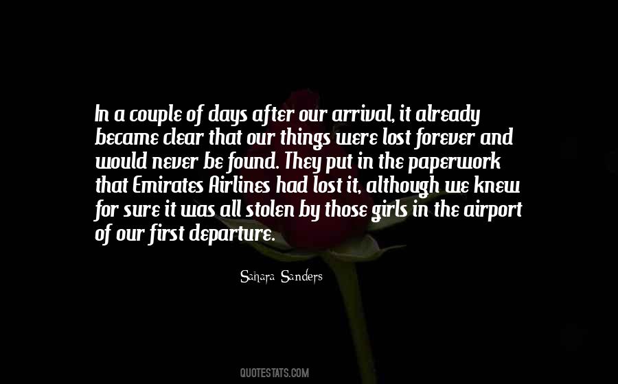 Sahara Sanders Quotes #198497