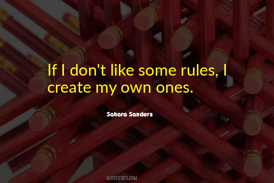 Sahara Sanders Quotes #203136