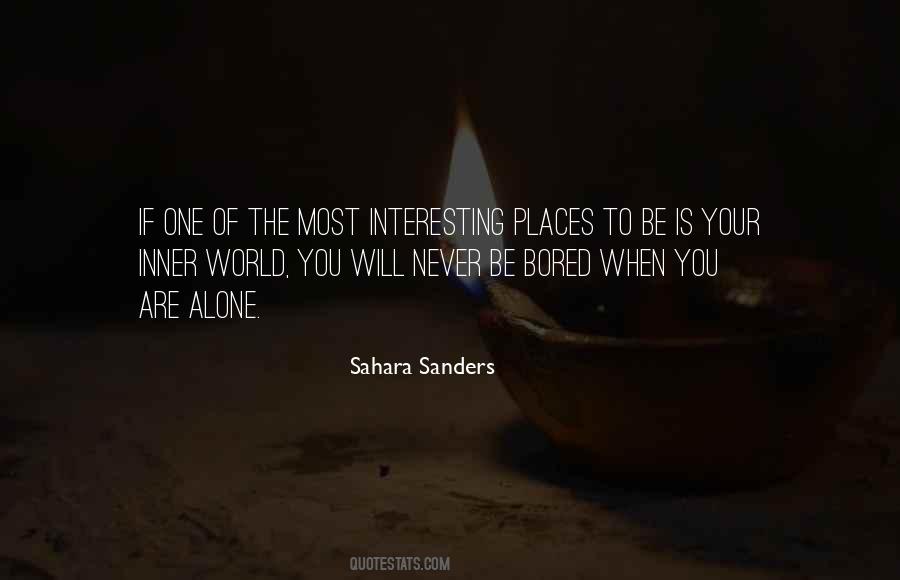 Sahara Sanders Quotes #213279