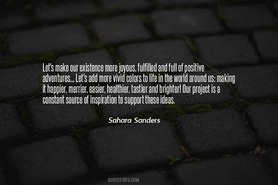 Sahara Sanders Quotes #835477