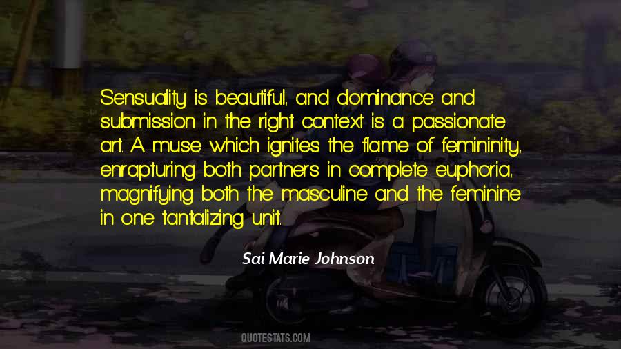 Sai Marie Johnson Quotes #1110614