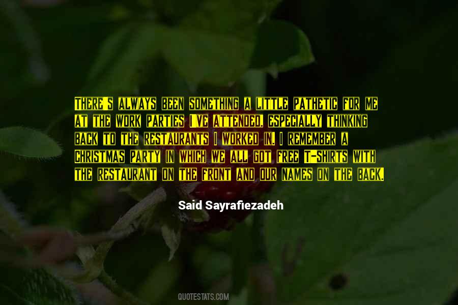 Said Sayrafiezadeh Quotes #1446886