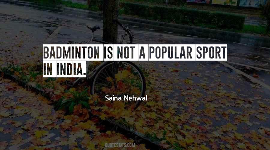 Saina Nehwal Quotes #897133
