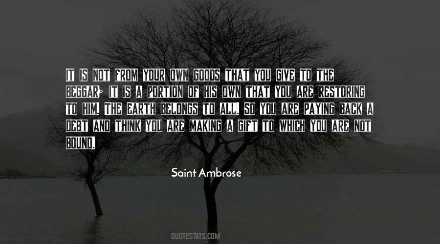 Saint Ambrose Quotes #1361052