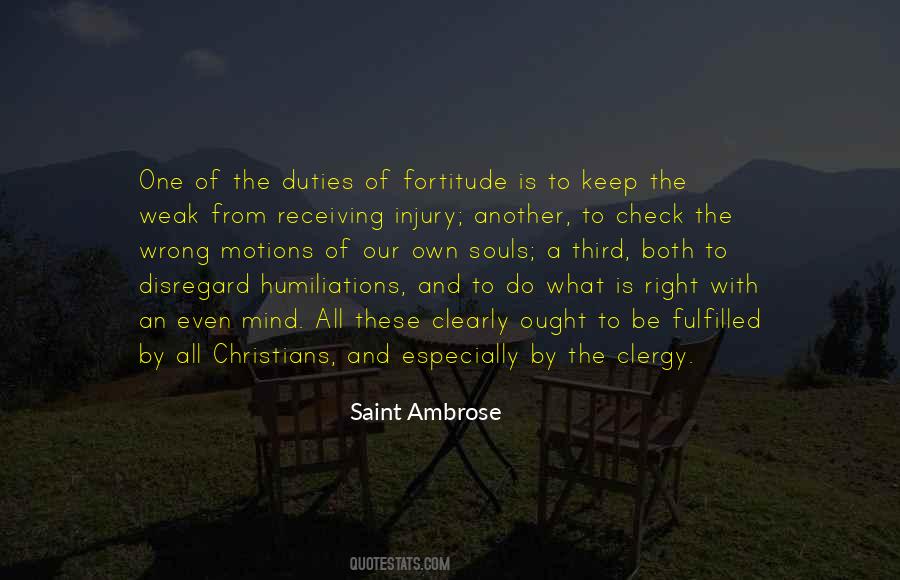 Saint Ambrose Quotes #754425