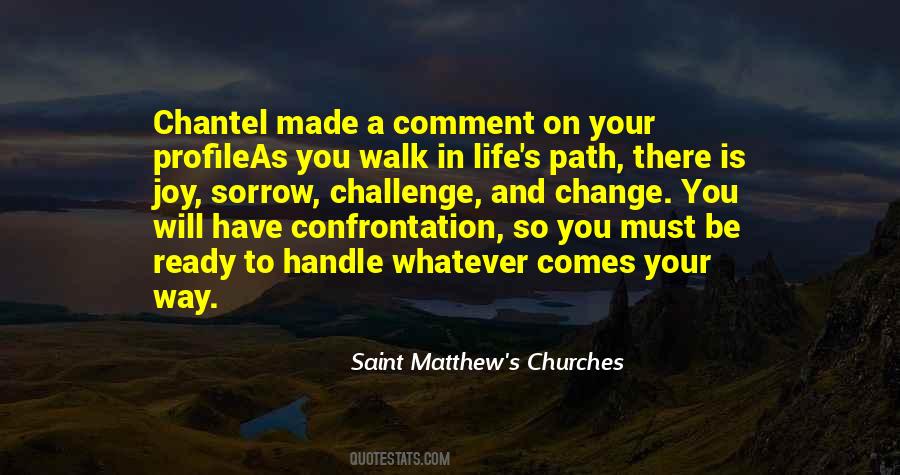 Saint Matthew's Churches Quotes #1520242