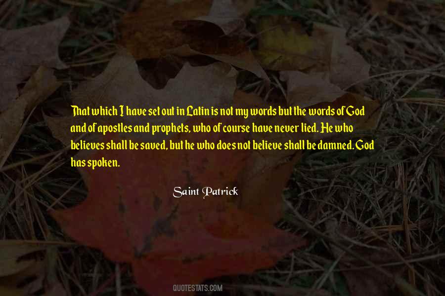 Saint Patrick Quotes #1430813