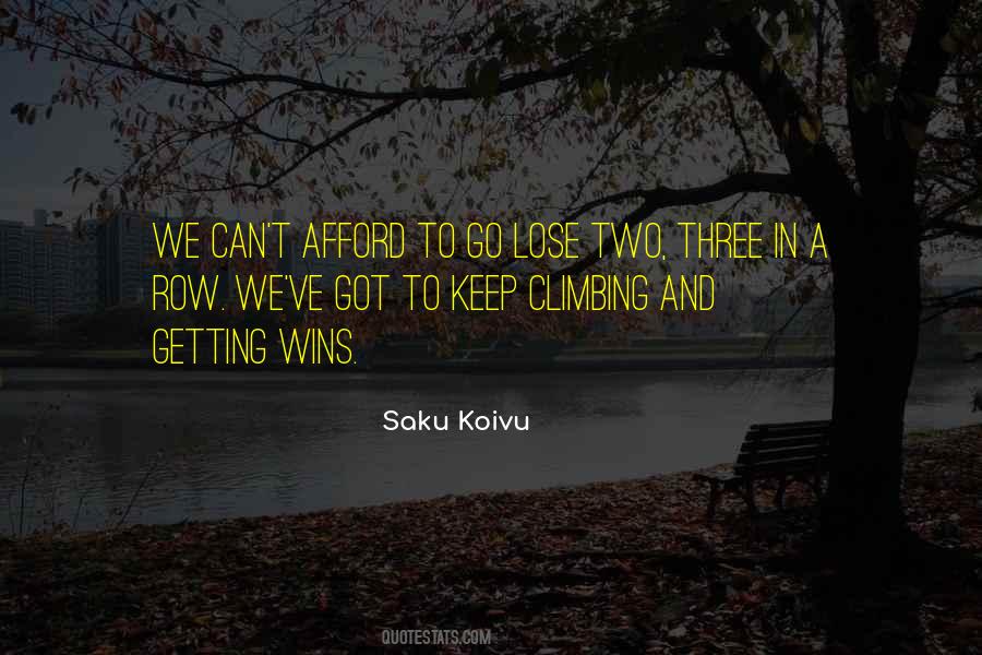 Saku Koivu Quotes #1255978