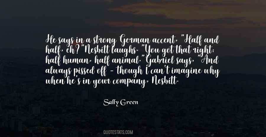 Sally Green Quotes #979809