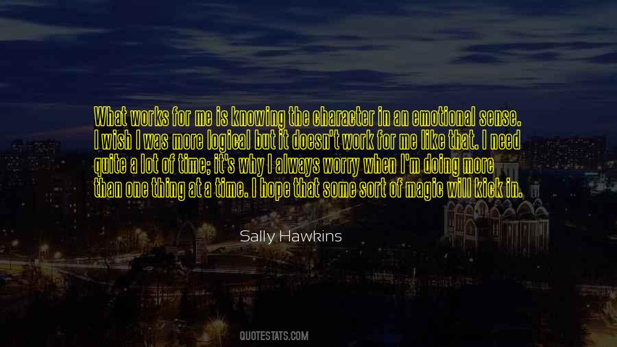 Sally Hawkins Quotes #1562659