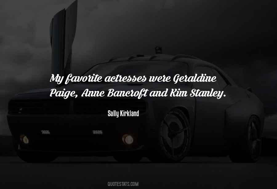 Sally Kirkland Quotes #1341421