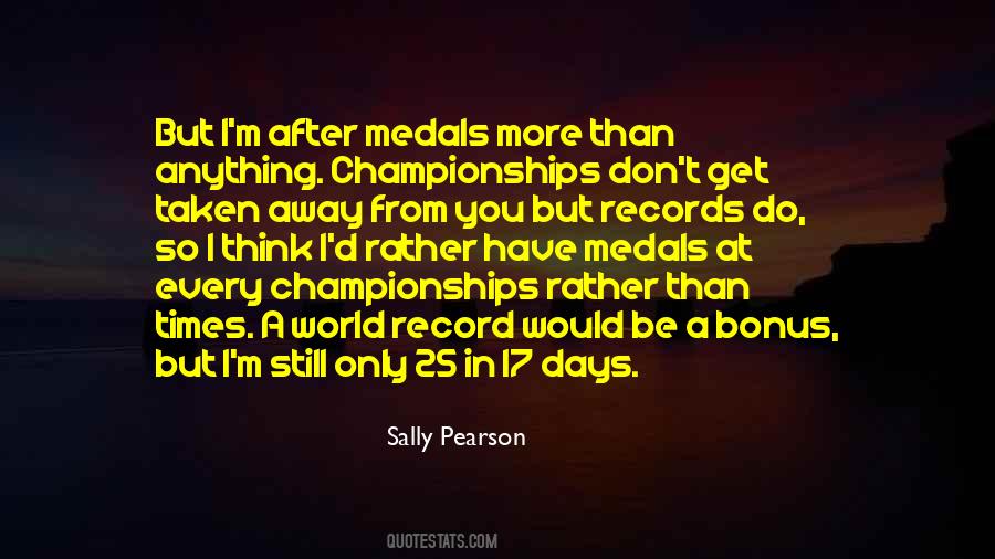 Sally Pearson Quotes #253094 Sally Pearson Quotes #253094