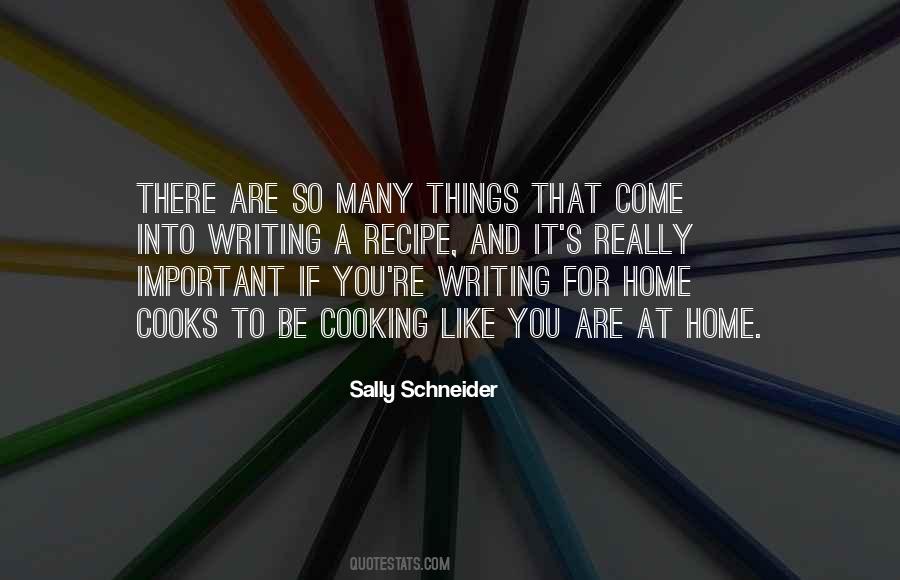 Sally Schneider Quotes #230695