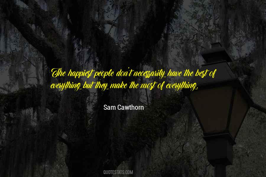 Sam Cawthorn Quotes #79771