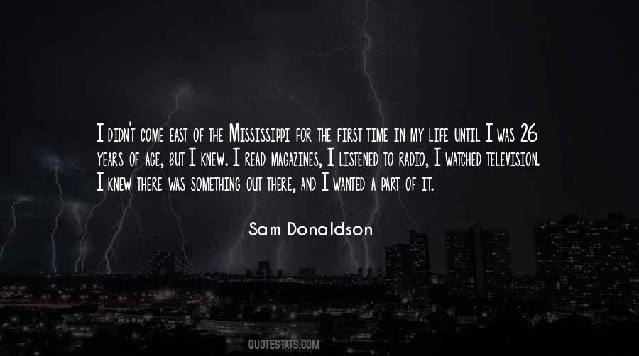 Sam Donaldson Quotes #412389