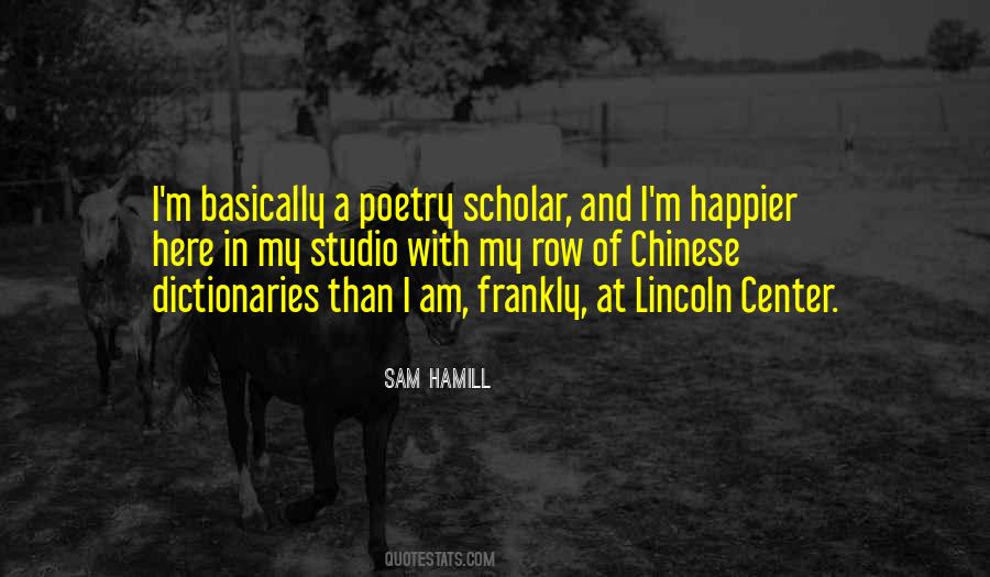 Sam Hamill Quotes #895097