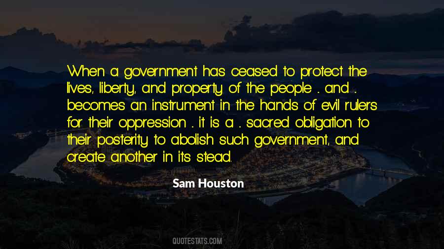 Sam Houston Quotes #363717