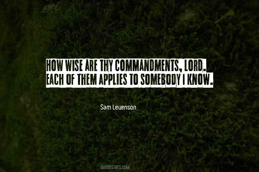 Sam Levenson Quotes #1811460