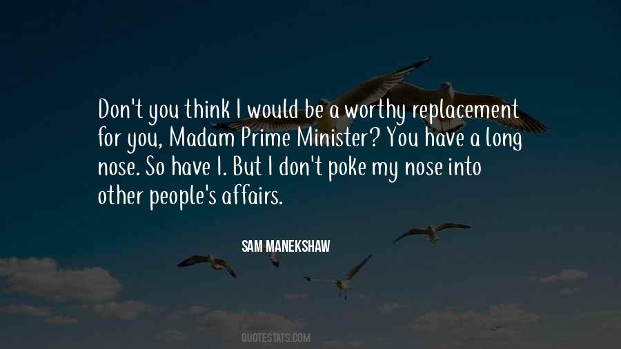 Sam Manekshaw Quotes #1566081