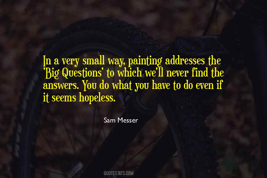 Sam Messer Quotes #531703