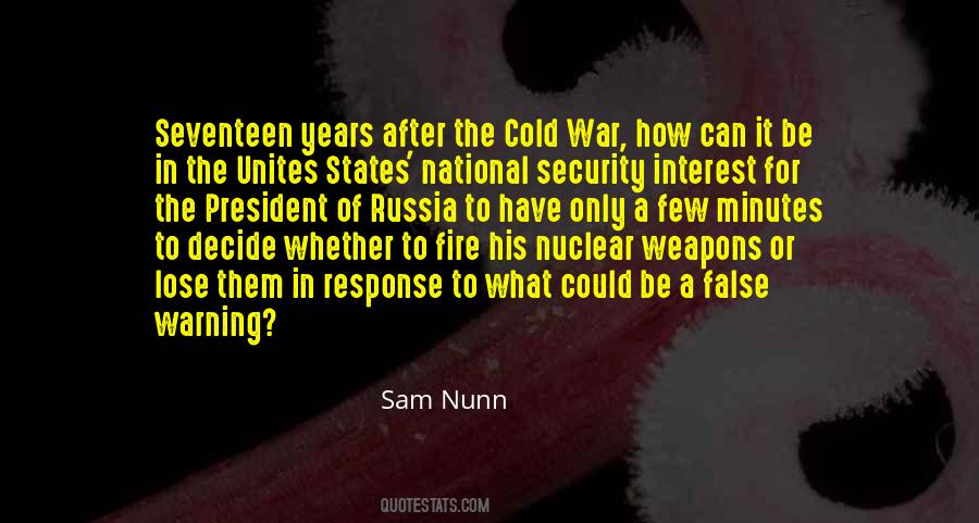 Sam Nunn Quotes #1640356