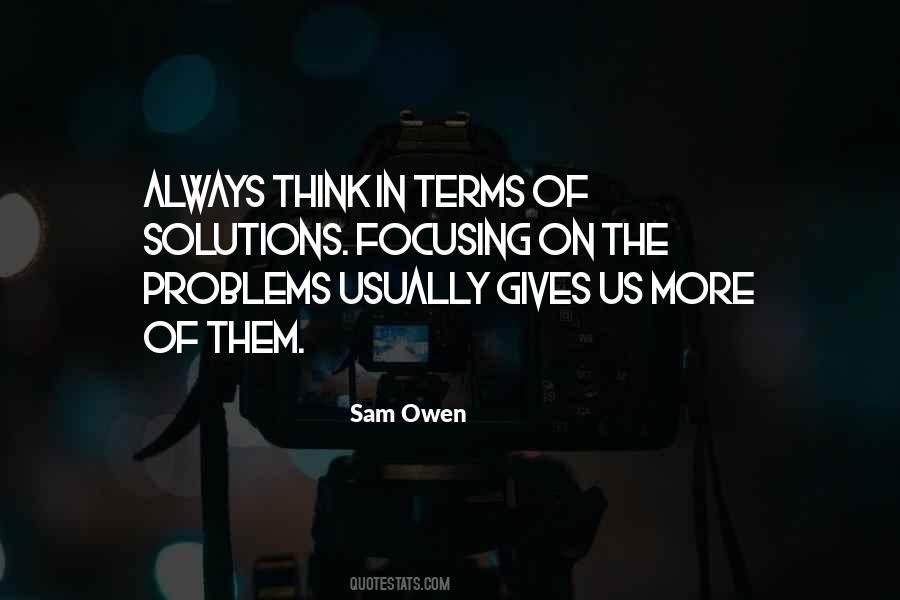 Sam Owen Quotes #475787