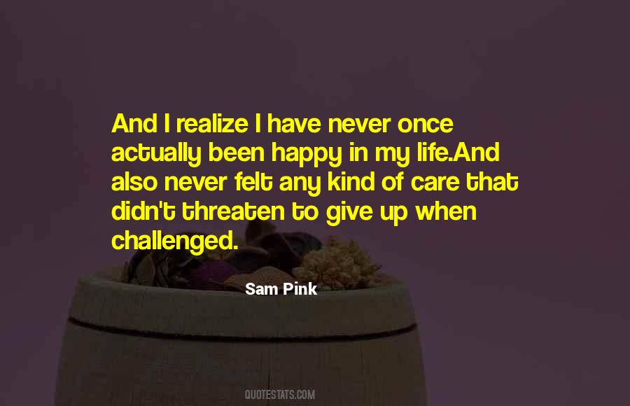 Sam Pink Quotes #1465865