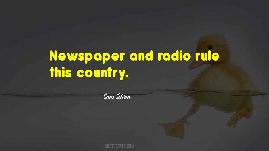 Sam Selvon Quotes #207517