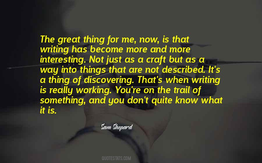 Sam Shepard Quotes #1091326