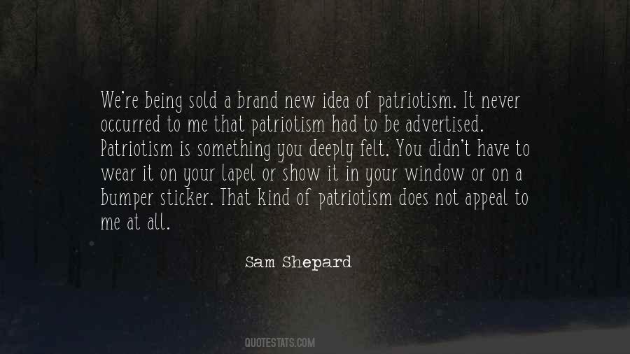 Sam Shepard Quotes #1093127