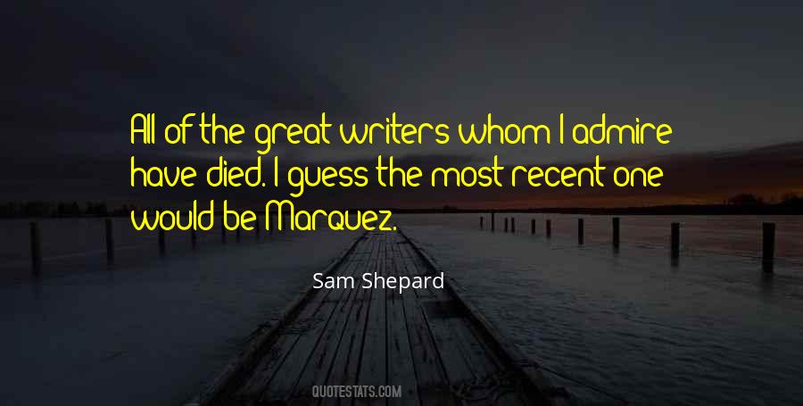 Sam Shepard Quotes #1531280