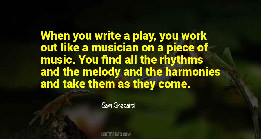 Sam Shepard Quotes #557400