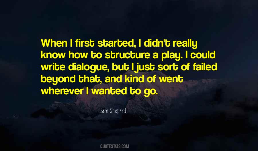 Sam Shepard Quotes #852748