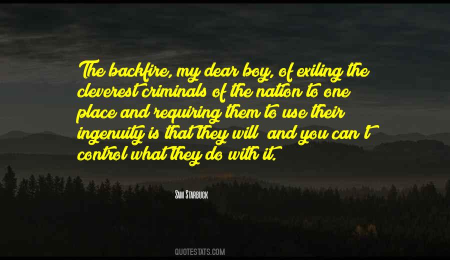 Sam Starbuck Quotes #1138101