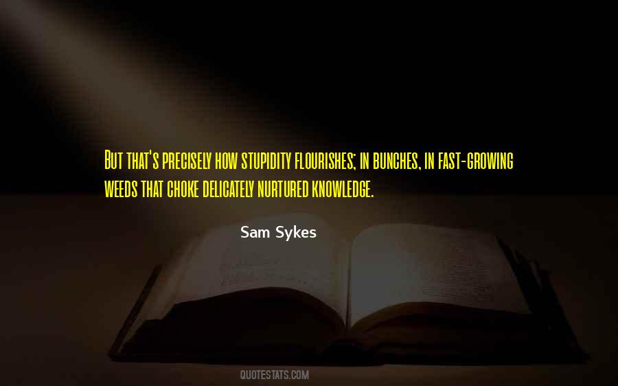 Sam Sykes Quotes #462221