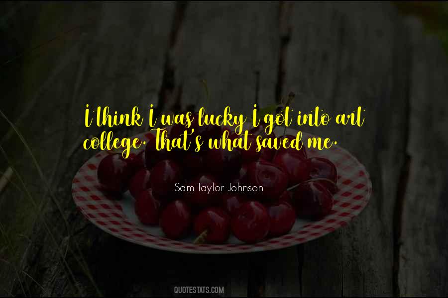 Sam Taylor-Johnson Quotes #1255068