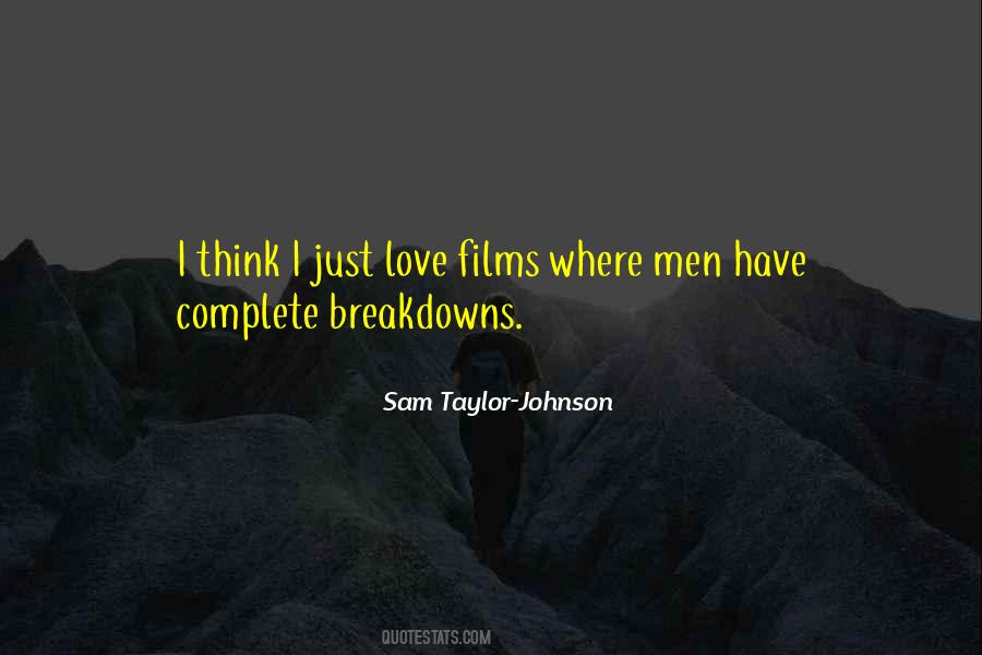 Sam Taylor-Johnson Quotes #298538