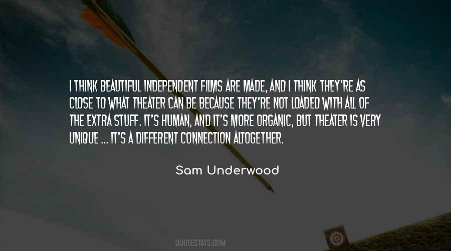 Sam Underwood Quotes #898463
