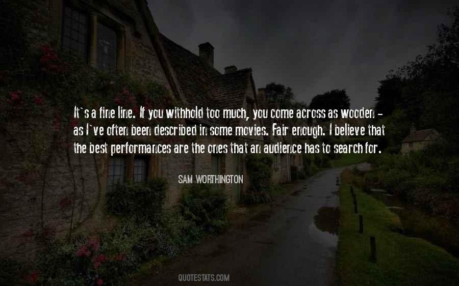 Sam Worthington Quotes #113932