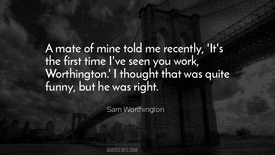 Sam Worthington Quotes #299360