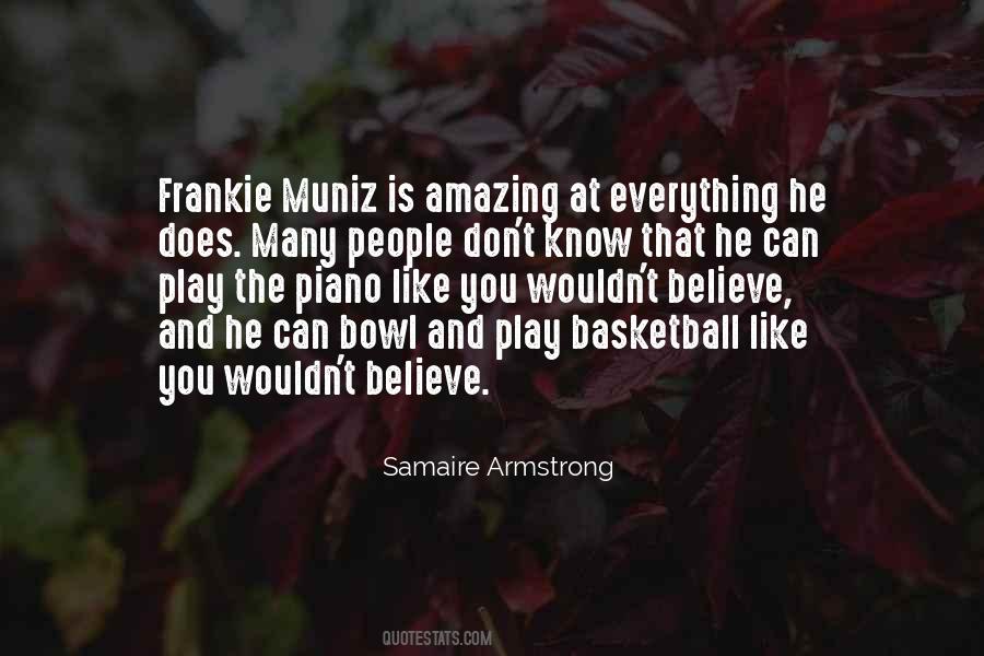 Samaire Armstrong Quotes #1260173