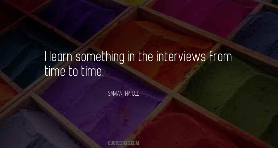 Samantha Bee Quotes #351987