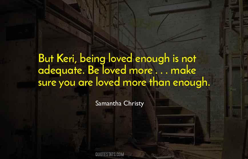 Samantha Christy Quotes #160592