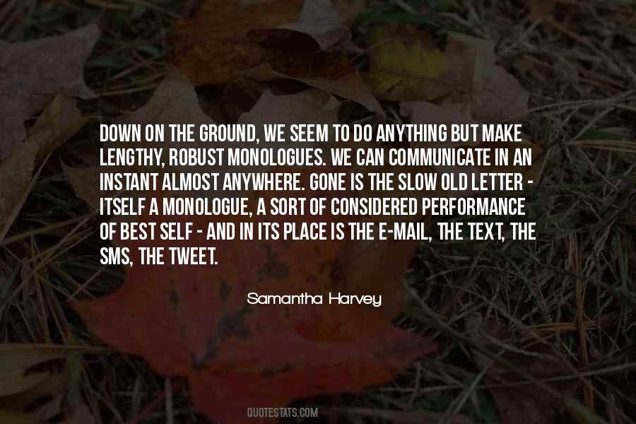 Samantha Harvey Quotes #933063