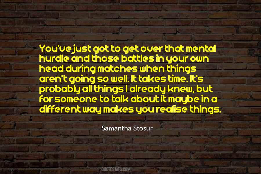 Samantha Stosur Quotes #1306563